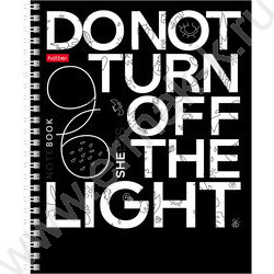 Тетрадь  96л клетка/спираль "In the dark" /лак/  4вида | Фото 4