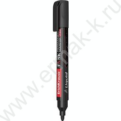 Маркер перм. с жидкими чернилами /черный/ 2,25мм круг Liquid LP-600 | Фото 1