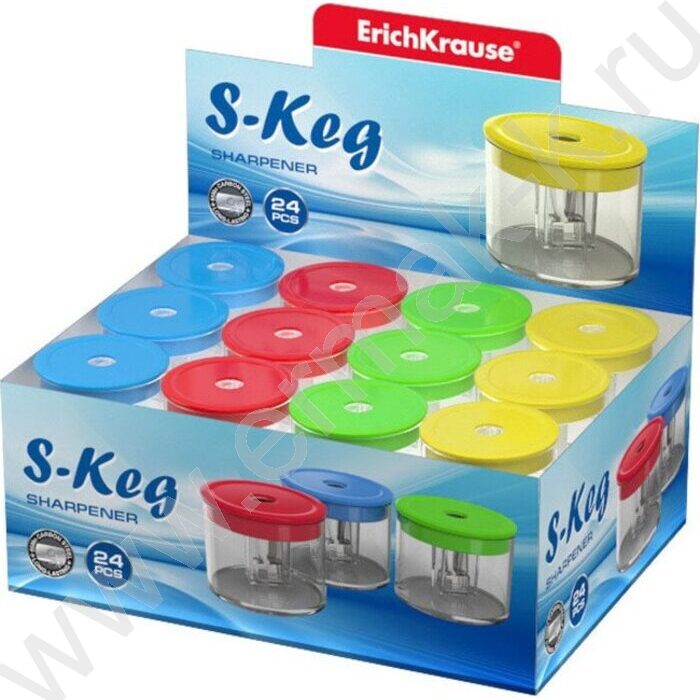 Точилка 1отв. пластик S-Keg /с контейнером /ассорти | Фото 3