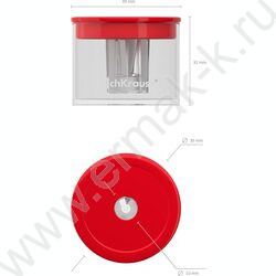 Точилка 1отв. пластик S-Keg /с контейнером /ассорти | Фото 4