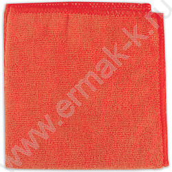 Салфетка из микрофибры 30*30см  /универсальная /оранжевая /плотность 220г/м2 | Фото 2