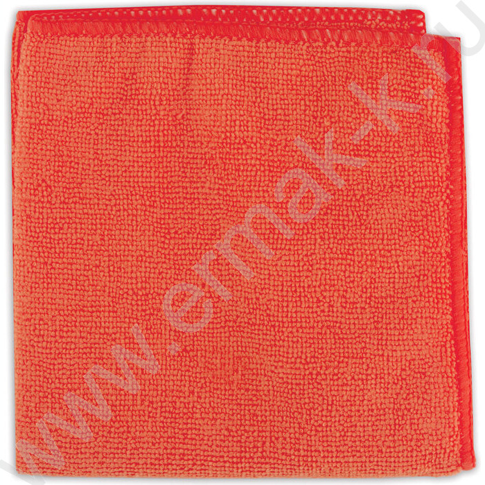 Салфетка из микрофибры 30*30см  /универсальная /оранжевая /плотность 220г/м2 | Фото 2