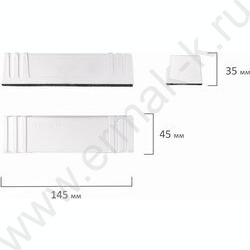 Стирательная губка д/офисной доски 15*145мм на магните "Standard" | Фото 6