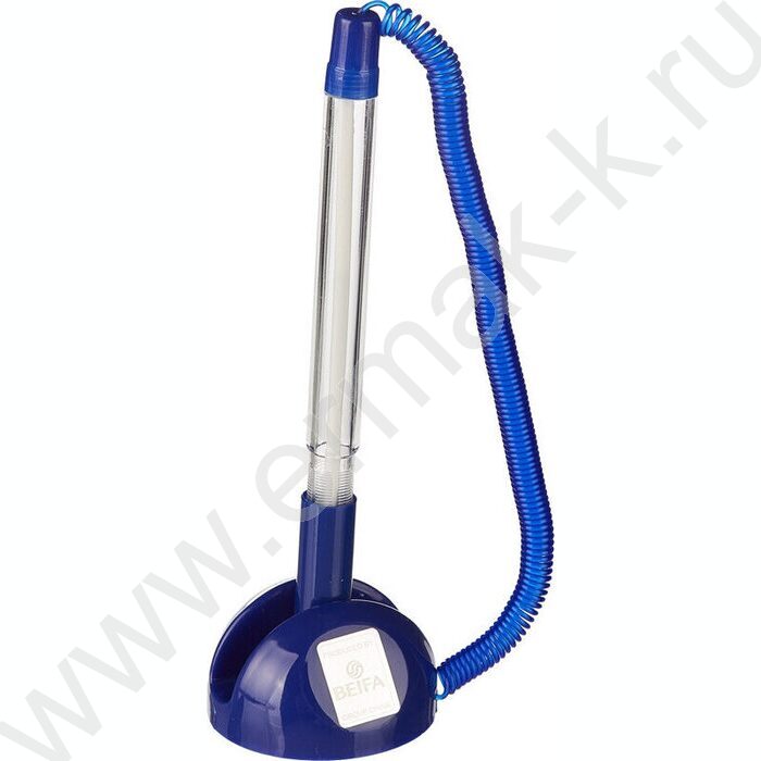 Ручка шар Beifa Stoppen на липучке синяя подставка | Фото 1