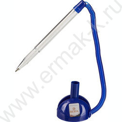 Ручка шар Beifa Stoppen на липучке синяя подставка | Фото 2