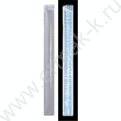 Браслет-слэп светоотражающий 3*30см серебристый | Фото 2