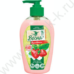 Мыло-крем жидкое "Земляника со сливками" 280мл с дозатором | Фото 1
