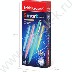 Ручка шар авт Smart®Matic Pastel 0,7мм синяя | Фото 4