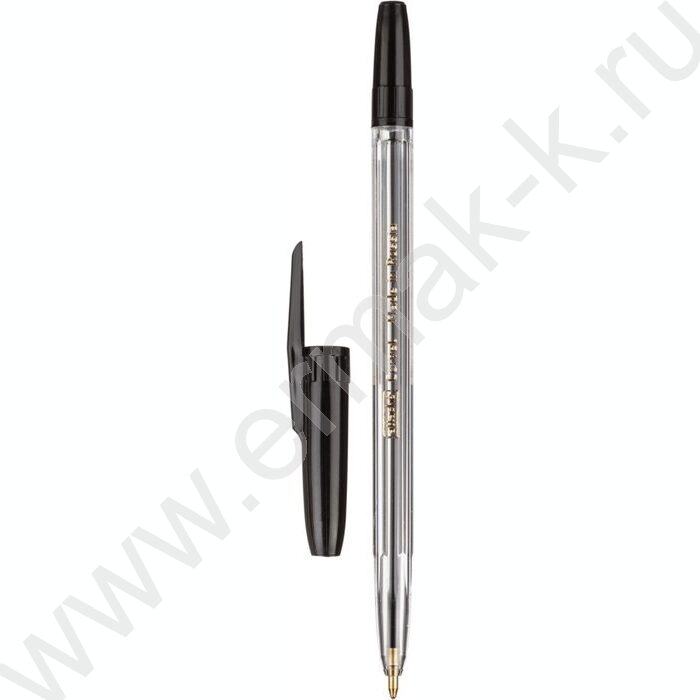 Ручка шар Corvet черная 0,7мм | Фото 1