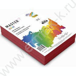 Бумага А4  80г/мкв 500л "Master Color" красный интенсив | Фото 1