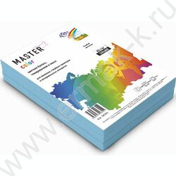 Бумага А4  80г/мкв 500л "Master Color" голубой интенсив | Фото 1