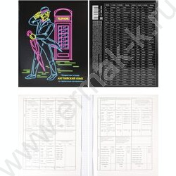 Тетрадь предметная 48л Набор 12шт "Neon" /твин-лак,неон/ | Фото 4