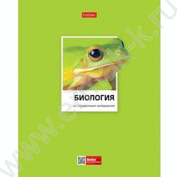 Тетрадь предметная 48л "Цветная классика" Биология /выб лак/ | Фото 1