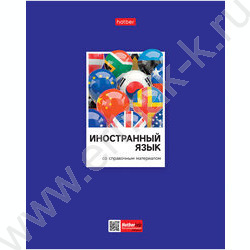 Тетрадь предметная 48л "Цветная классика" Иностранный язык /выб лак/ | Фото 1