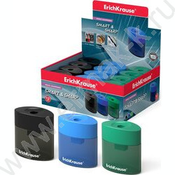 Точилка 1отв. пластик/с контейнером/ Smart&Sharp ассорти | Фото 2