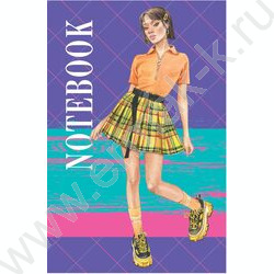 Блокнот  48л А7 3-х цв.блок "Zoomer-girl" | Фото 2