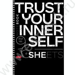 Тетрадь  96л А4 клетка/спираль "In the dark" /выб лак/ | Фото 3