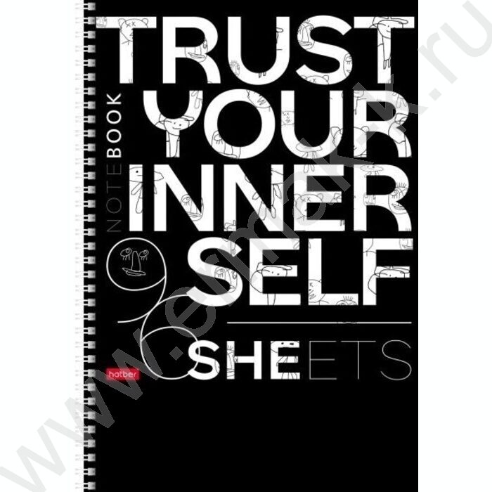 Тетрадь  96л А4 клетка/спираль "In the dark" /выб лак/ | Фото 3