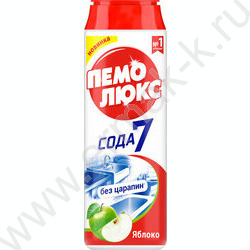 Чистящее средство Пемолюкс 480г "Сода 5. Яблоко" /порошок | Фото 1