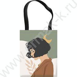 Сумка-шопер 31*39см "Графика", полноцветная печать | Фото 1