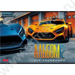 Альбом д/рисования 12л "Спортивные авто" ассорти | Фото 4