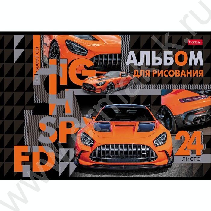 Альбом д/рисования 24л "В мире авто" ассорти | Фото 5