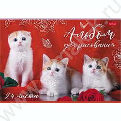 Альбом д/рисования 24л "Кототерапия" ассорти | Фото 3