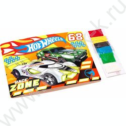 Набор д/творчества Аппликация из песка.Hot Wheels.В ожидании старта | Фото 2