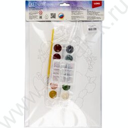 Набор д/творчества Скетчинг акварелью "Животные в цветах" | Фото 3