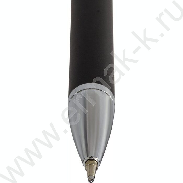 Ручка шар синяя "Allegro" /корпус черный с хромированными деталями | Фото 3
