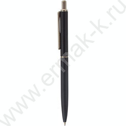 Ручка шар синяя, 0,5мм "Larghetto" /корпус черный с хромированными деталями | Фото 2