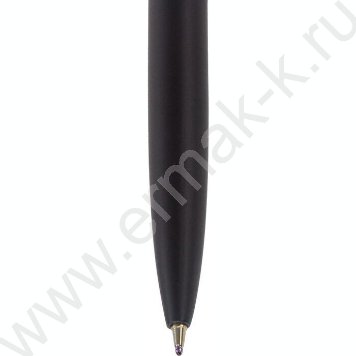 Ручка шар синяя, 0,5мм "Larghetto" /корпус черный с хромированными деталями | Фото 4