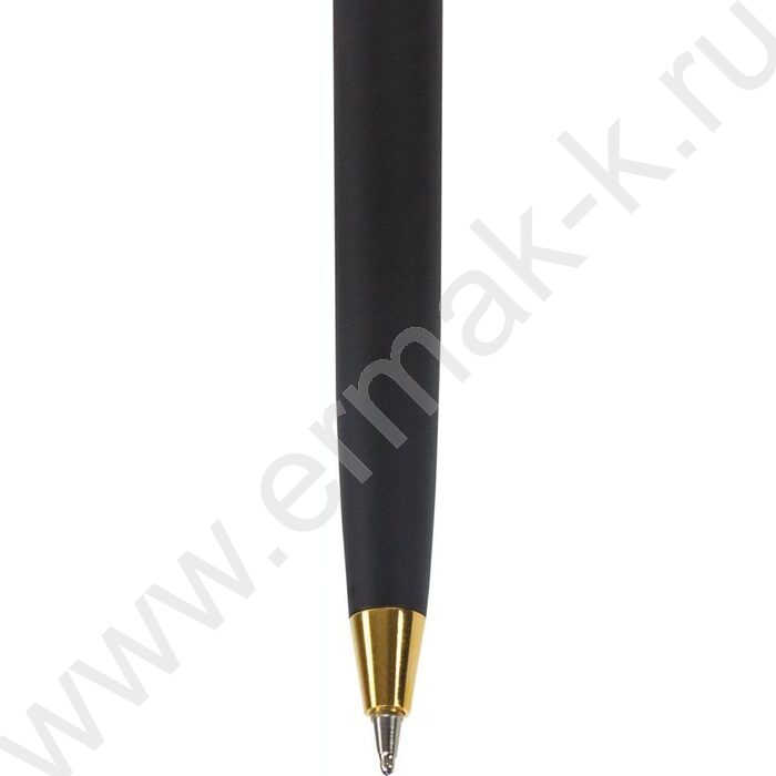 Ручка шар синяя, 0,5мм "Maestro" /корпус черный с золотистым | Фото 4