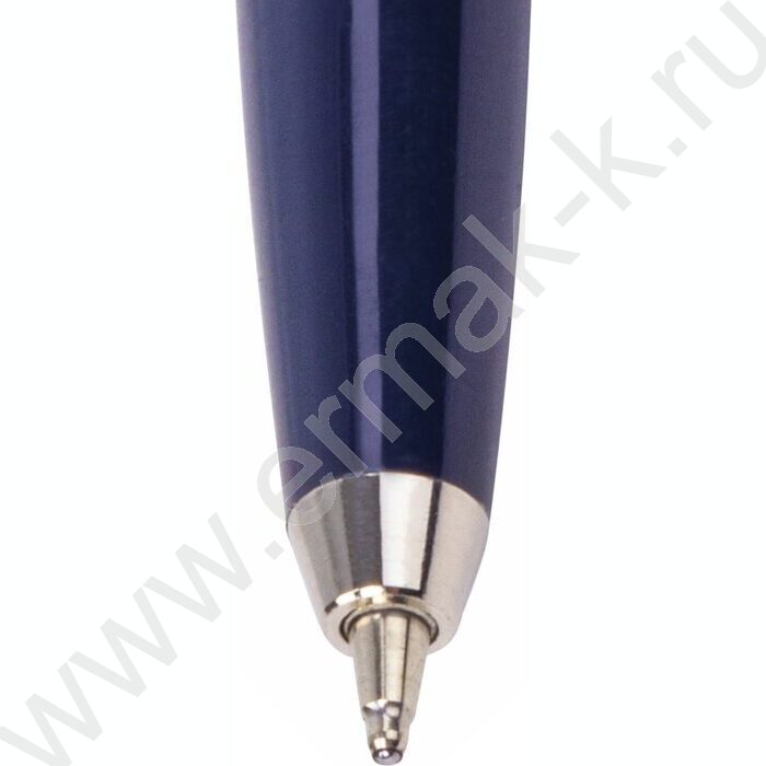 Ручка шар синяя, 0,5мм "Soprano" /корпус серебристый с синим | Фото 3