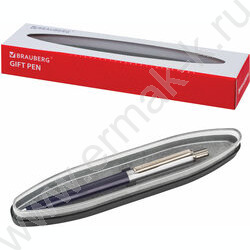 Ручка шар синяя, 0,5мм "Soprano" /корпус серебристый с синим | Фото 7