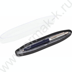 Ручка шар синяя, 0,5мм "Soprano" /корпус серебристый с синим | Фото 8