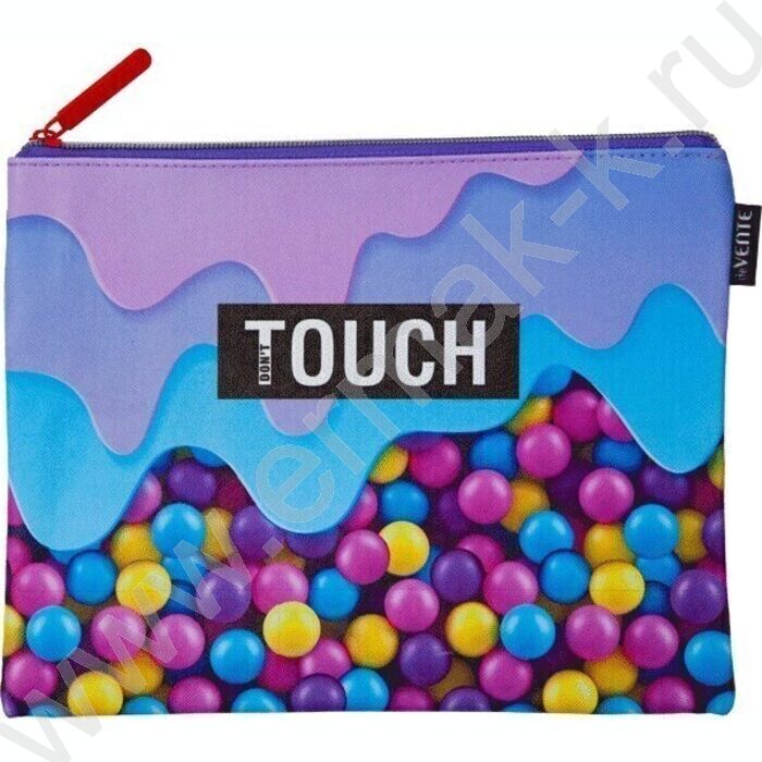 Папка для тетрадей A5 "Candy" иск.кожа,  молния сверху, | Фото 1