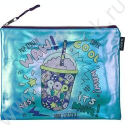 Папка для тетрадей A5 "POP style" иск.кожа,  молния сверху | Фото 1