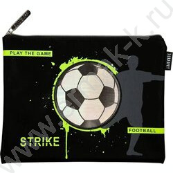 Папка для тетрадей A5 "Strike" иск.кожа,  молния сверху | Фото 1