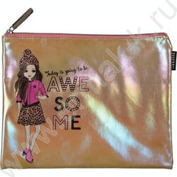 Папка для тетрадей A5 "Style Girl" иск.кожа,  молния сверху | Фото 1