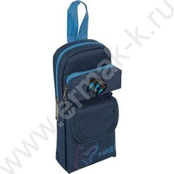 Пенал-прямоугольный 21*9*7,5см "T-Rex", молния, текстиль, аппликация | Фото 3