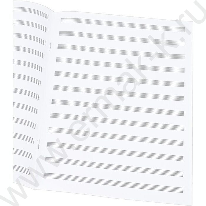 Тетрадь для нот 16л А4 "Виртуозный саксофонист" вертикальная | Фото 2