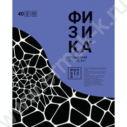 Тетрадь предметная 40л "Волна" Физика (блок эконом) | Фото 1