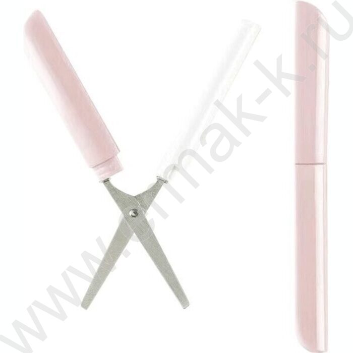 Ножницы 12см "Mentality" складные (дорожные) лезвия из стали /пластик. кольца /блистер | Фото 2