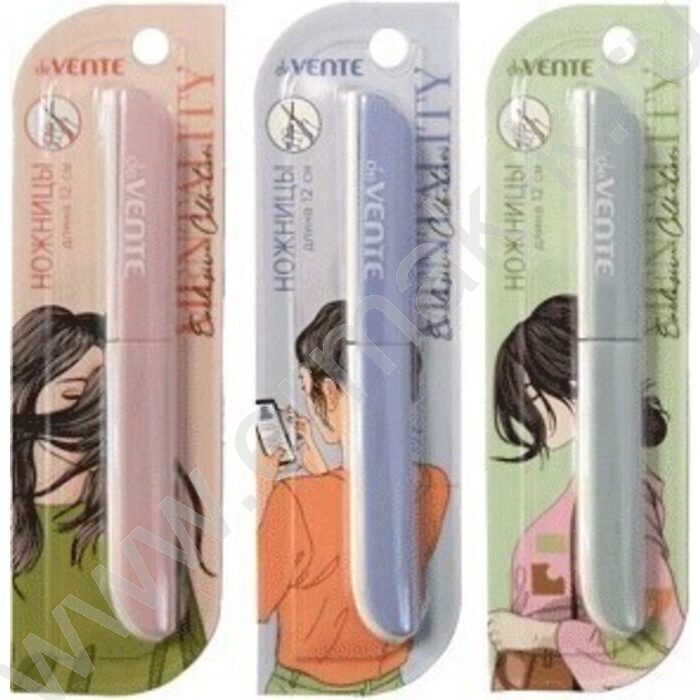 Ножницы 12см "Mentality" складные (дорожные) лезвия из стали /пластик. кольца /блистер | Фото 3