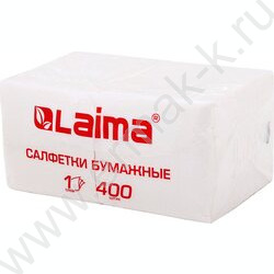 Салфетки 400шт 24*24см белые "Big Pack" | Фото 1