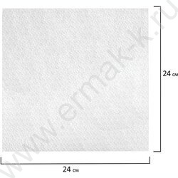 Салфетки 400шт 24*24см белые "Big Pack" | Фото 5