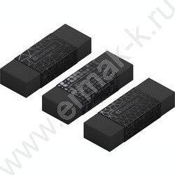 Ластик черный прямоугольный "DoubleBlack" /50*18*10мм | Фото 1