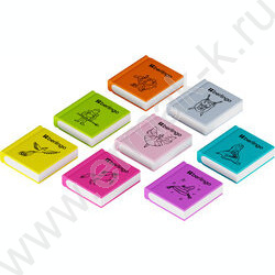 Ластик прямоугольный "Fairy Tales" /28*25*7мм, термопластичная резина /ассорти | Фото 1