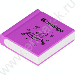 Ластик прямоугольный "Fairy Tales" /28*25*7мм, термопластичная резина /ассорти | Фото 3